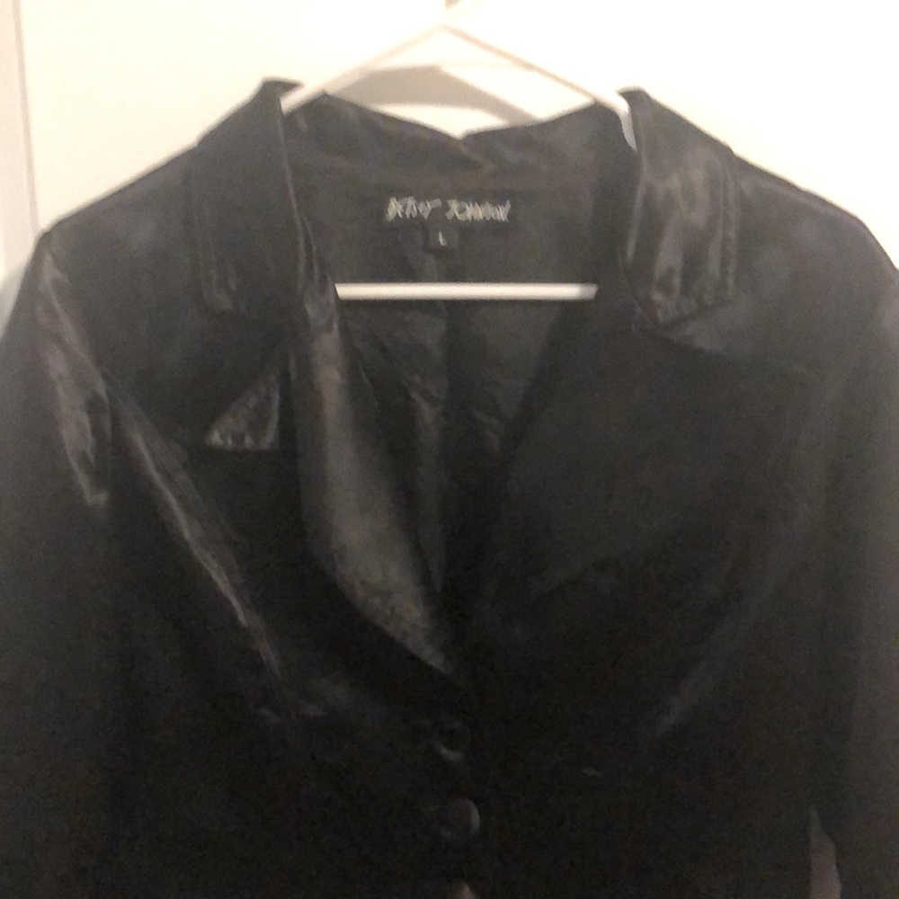 L Betsy Johnson Blazer, Black